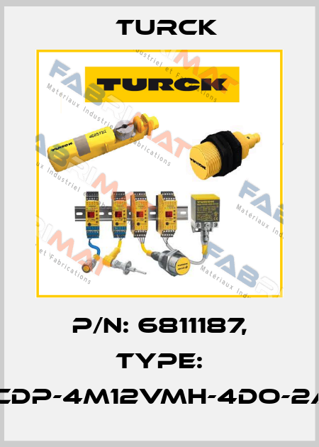 p/n: 6811187, Type: BLCDP-4M12VMH-4DO-2A-P Turck