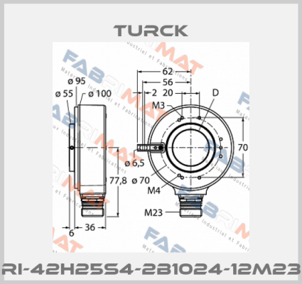 RI-42H25S4-2B1024-12M23 Turck
