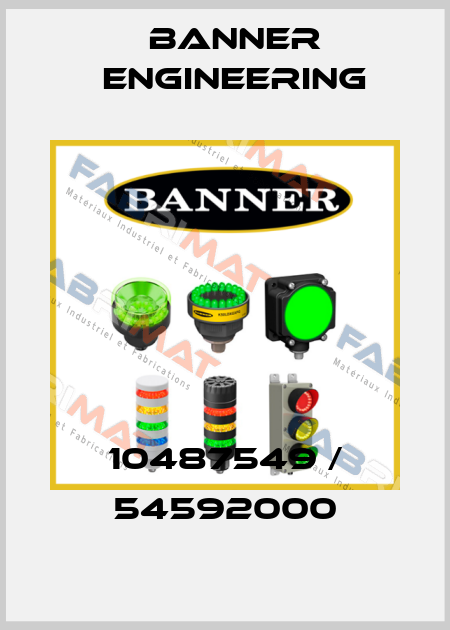 10487549 / 54592000 Banner Engineering