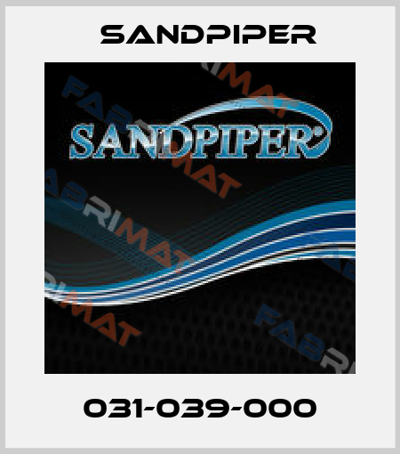 031-039-000 Sandpiper