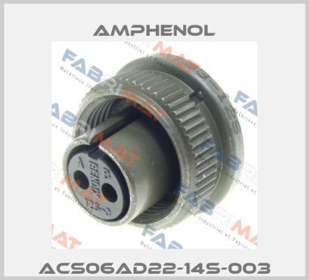 ACS06AD22-14S-003 Amphenol