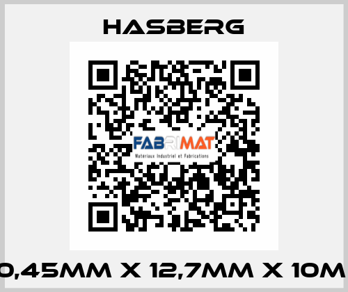 0,45MM X 12,7MM X 10M  Hasberg
