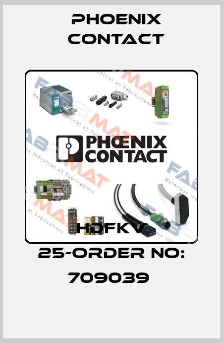 HDFKV 25-ORDER NO: 709039  Phoenix Contact
