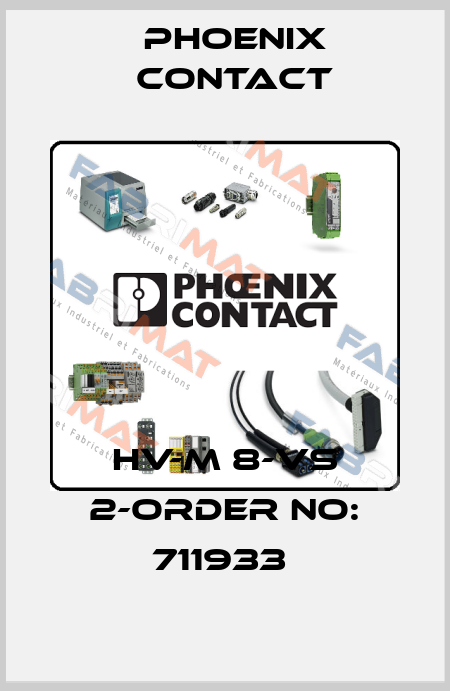 HV-M 8-VS 2-ORDER NO: 711933  Phoenix Contact