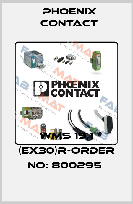 WMS 19,1 (EX30)R-ORDER NO: 800295  Phoenix Contact