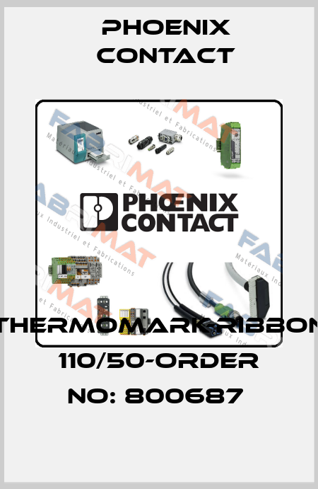 THERMOMARK-RIBBON 110/50-ORDER NO: 800687  Phoenix Contact