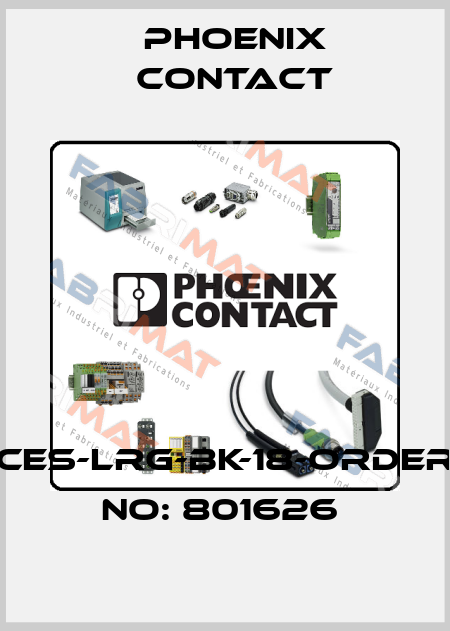 CES-LRG-BK-18-ORDER NO: 801626  Phoenix Contact
