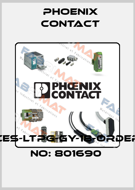 CES-LTPG-GY-18-ORDER NO: 801690  Phoenix Contact