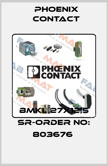 BMKL 27X12,5 SR-ORDER NO: 803676  Phoenix Contact