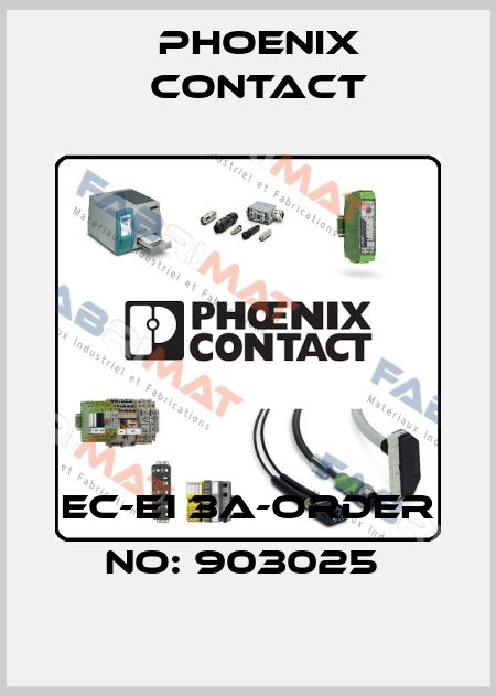EC-E1 3A-ORDER NO: 903025  Phoenix Contact