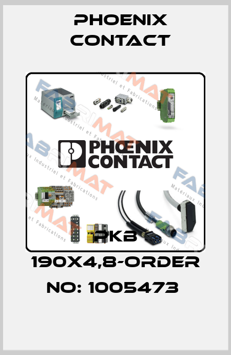 PKB 190X4,8-ORDER NO: 1005473  Phoenix Contact