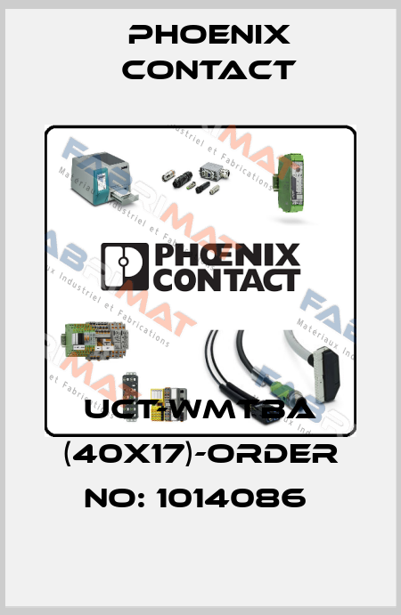 UCT-WMTBA (40X17)-ORDER NO: 1014086  Phoenix Contact