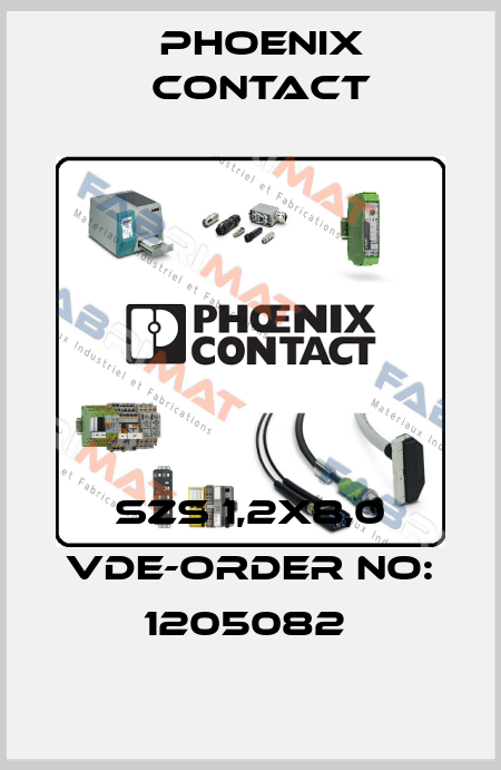 SZS 1,2X8,0 VDE-ORDER NO: 1205082  Phoenix Contact