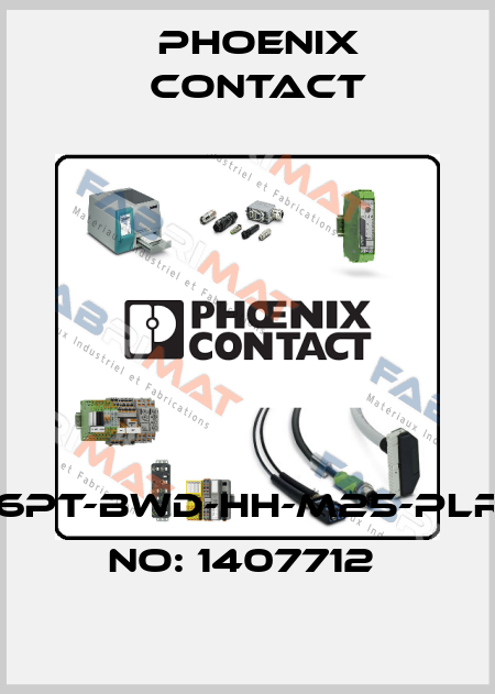 HC-EVO-B16PT-BWD-HH-M25-PLRBK-ORDER NO: 1407712  Phoenix Contact