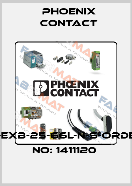 A-EXB-25-66L-N-S-ORDER NO: 1411120  Phoenix Contact