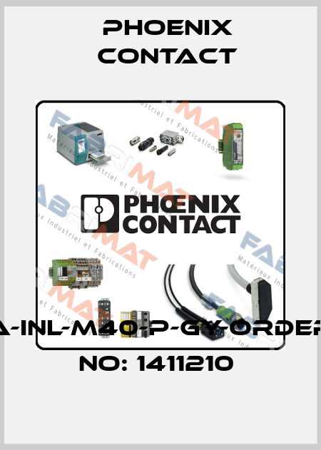 A-INL-M40-P-GY-ORDER NO: 1411210  Phoenix Contact