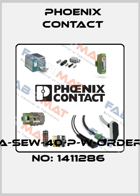 A-SEW-40-P-W-ORDER NO: 1411286  Phoenix Contact