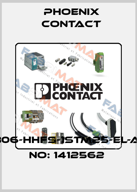 HC-STA-B06-HHFS-1STM25-EL-AL-ORDER NO: 1412562  Phoenix Contact