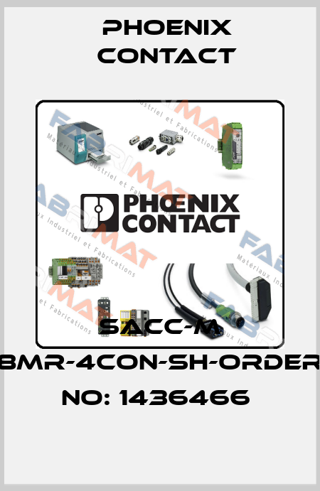SACC-M 8MR-4CON-SH-ORDER NO: 1436466  Phoenix Contact