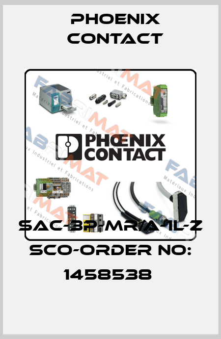 SAC-3P-MR/A-1L-Z SCO-ORDER NO: 1458538  Phoenix Contact
