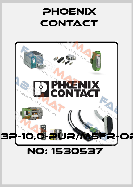 SAC-3P-10,0-PUR/M5FR-ORDER NO: 1530537  Phoenix Contact