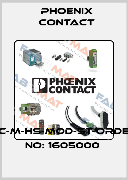 HC-M-HS-MOD-ST-ORDER NO: 1605000  Phoenix Contact