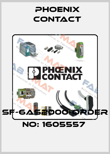 SF-6AS2000-ORDER NO: 1605557  Phoenix Contact