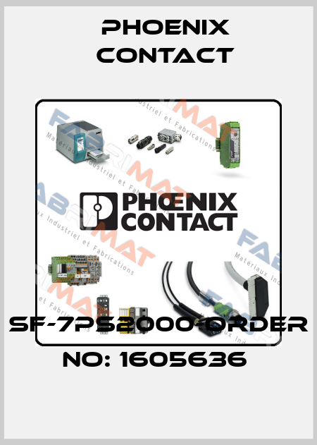 SF-7PS2000-ORDER NO: 1605636  Phoenix Contact