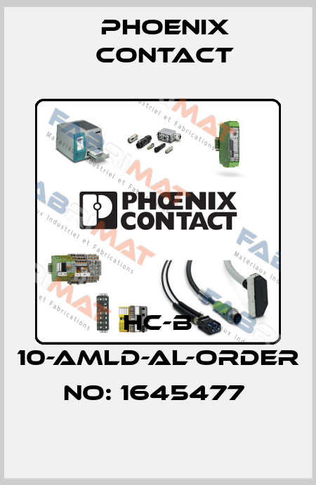HC-B 10-AMLD-AL-ORDER NO: 1645477  Phoenix Contact