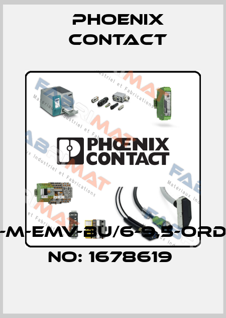 HC-M-EMV-BU/6-9,5-ORDER NO: 1678619  Phoenix Contact