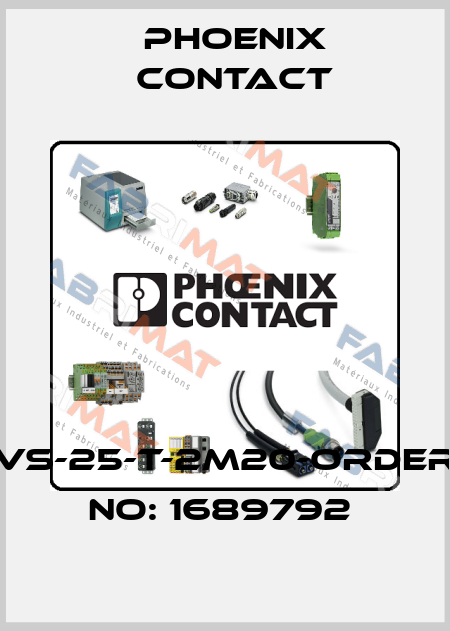 VS-25-T-2M20-ORDER NO: 1689792  Phoenix Contact