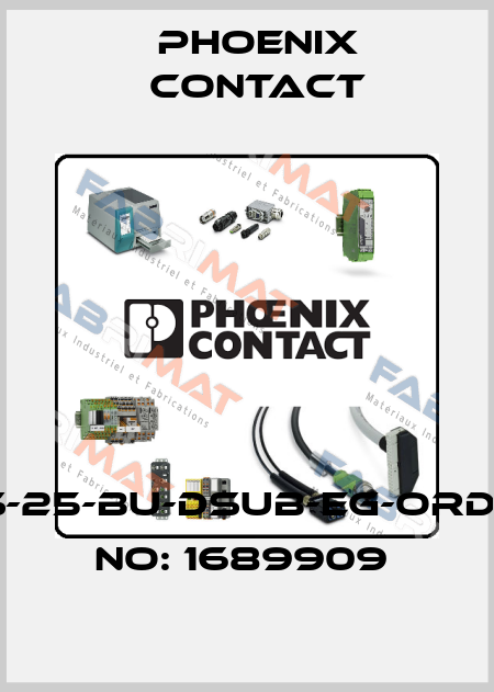 VS-25-BU-DSUB-EG-ORDER NO: 1689909  Phoenix Contact