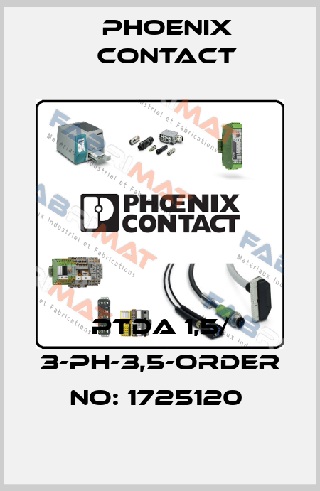 PTDA 1,5/ 3-PH-3,5-ORDER NO: 1725120  Phoenix Contact