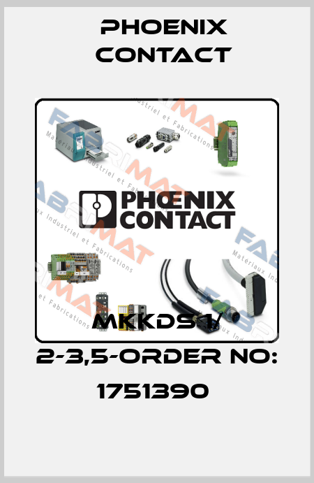 MKKDS 1/ 2-3,5-ORDER NO: 1751390  Phoenix Contact