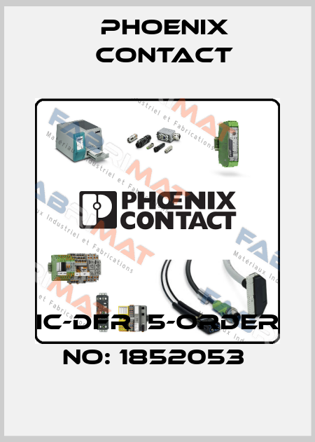 IC-DFR  5-ORDER NO: 1852053  Phoenix Contact