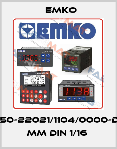 ESM-4450-22021/1104/0000-D:48x48 mm DIN 1/16  EMKO