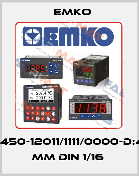 ESM-4450-12011/1111/0000-D:48x48 mm DIN 1/16  EMKO