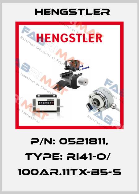 p/n: 0521811, Type: RI41-O/  100AR.11TX-B5-S Hengstler