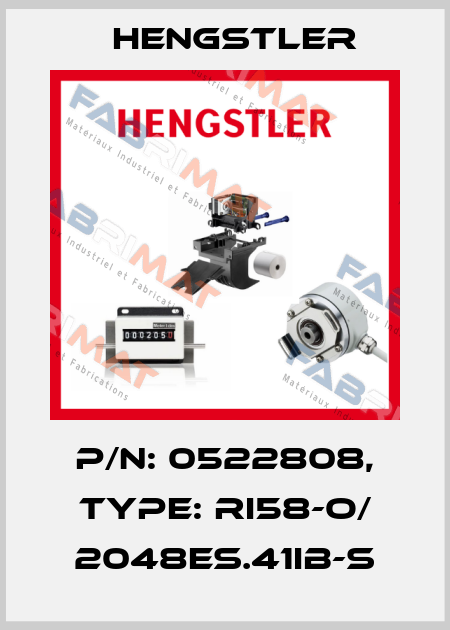 p/n: 0522808, Type: RI58-O/ 2048ES.41IB-S Hengstler