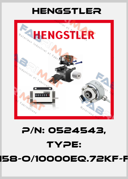 p/n: 0524543, Type: RI58-O/10000EQ.72KF-F0 Hengstler