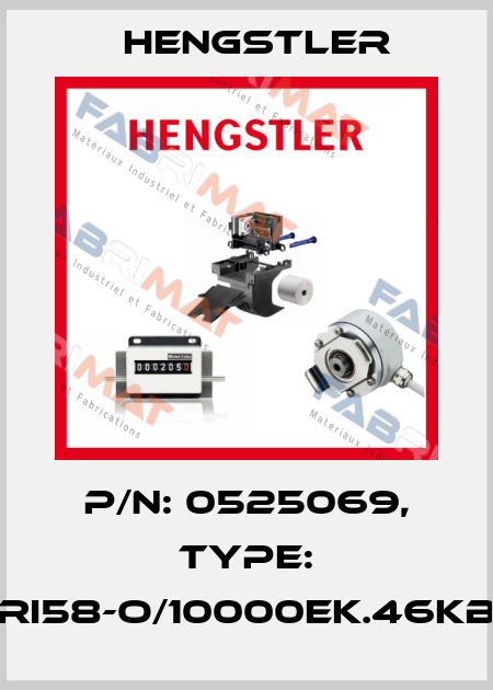 p/n: 0525069, Type: RI58-O/10000EK.46KB Hengstler