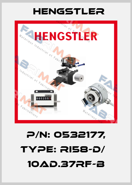 p/n: 0532177, Type: RI58-D/   10AD.37RF-B Hengstler