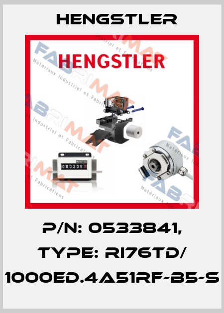 p/n: 0533841, Type: RI76TD/ 1000ED.4A51RF-B5-S Hengstler