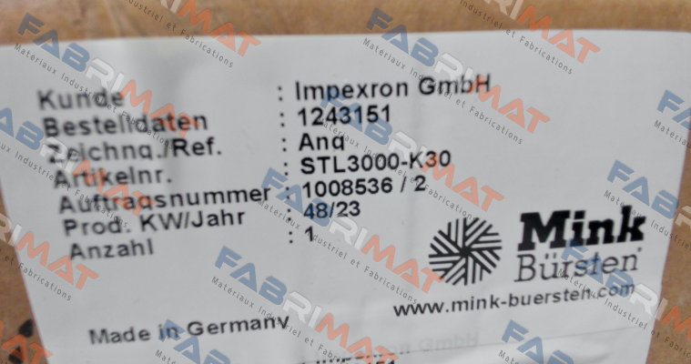 STL3000-K30 Mink Bürsten