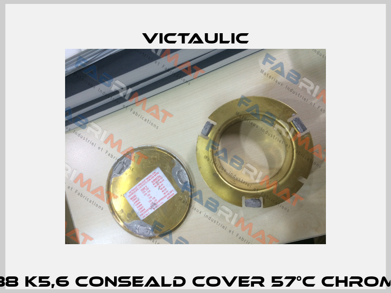 V38 K5,6 conseald Cover 57°C chrome  Victaulic