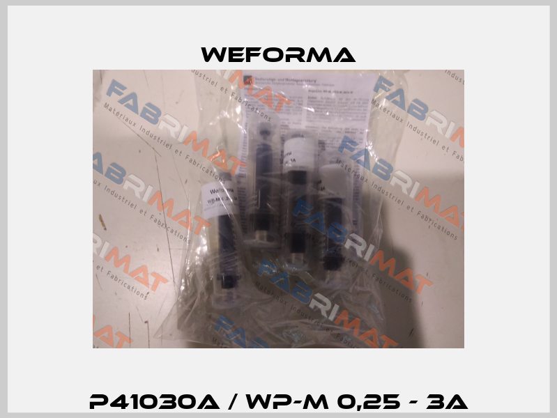 P41030A / WP-M 0,25 - 3A Weforma