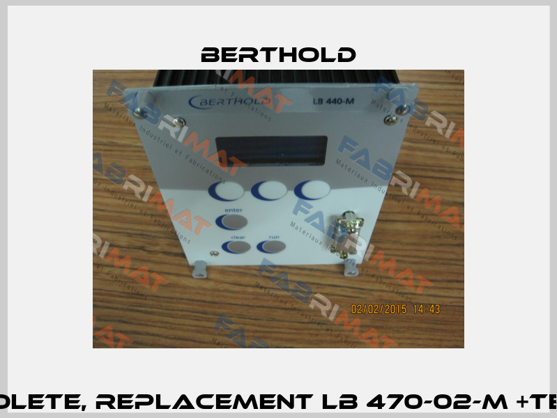 LB440-02 obsolete, replacement LB 470-02-M +Terminal block Berthold