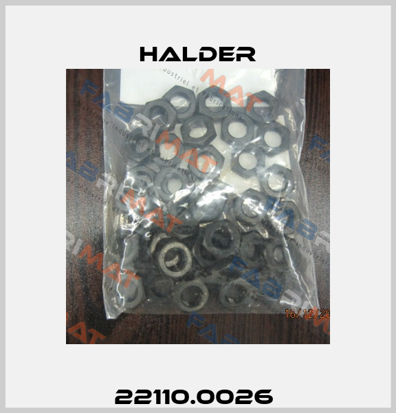 22110.0026  Halder