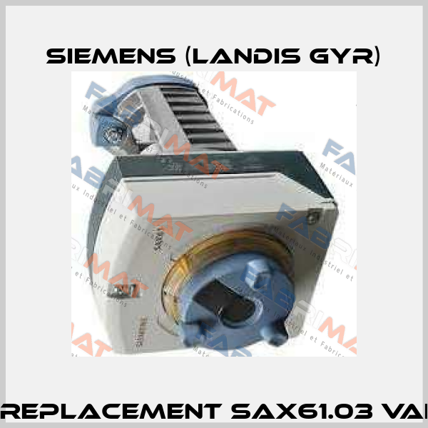 SQX62 24 VAC - obsolete, replacement SAX61.03 Valve actuator 800N 20mm  Siemens (Landis Gyr)