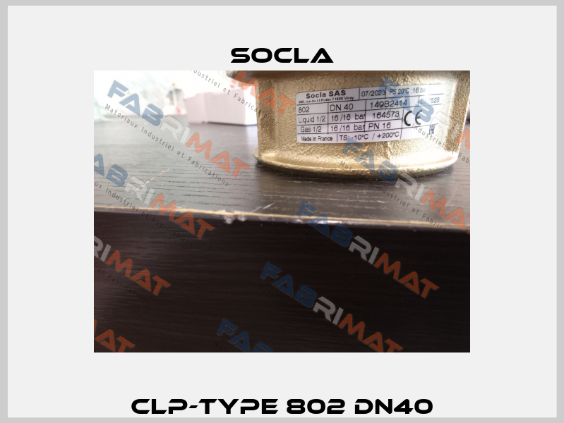 CLP-TYPE 802 DN40 Socla
